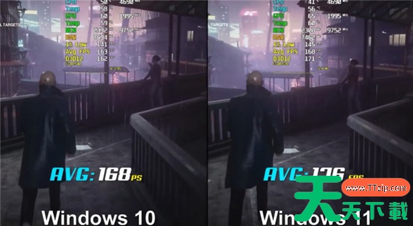 微软Win11和Win10游戏性能对比详情