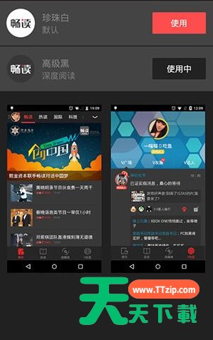 VIVA畅读设置主题的操作过程