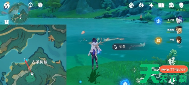原神4.4新增钓鱼点位置 原神4.4新增钓鱼点位置