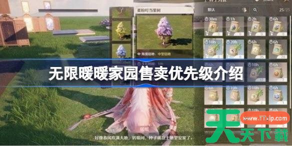 无限暖暖家园售卖优先级介绍 无限暖暖家园怎么进行售卖