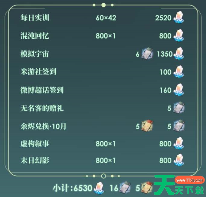 崩坏星穹铁道2.5可获取星琼数量统计 崩坏星穹铁道2.5可获取星琼数量统计