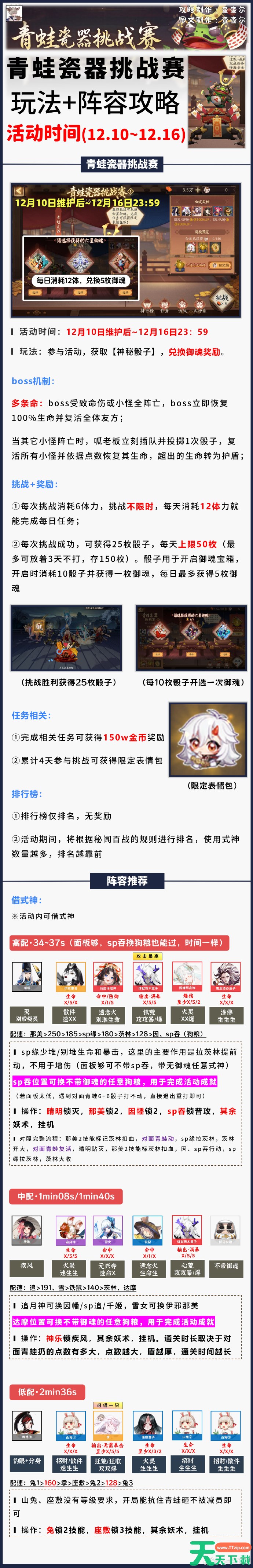 阴阳师青蛙瓷器挑战赛阵容搭配最新 2025阴阳师青蛙瓷器挑战赛阵容 阴阳师青蛙瓷器挑战赛阵容搭配最新 2025阴阳师青蛙瓷器挑战赛阵容