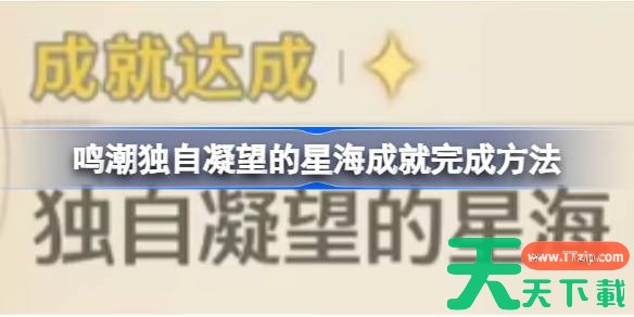 鸣潮独自凝望的星海成就完成方法 鸣潮恒定不变的星海隐藏成就攻略 鸣潮独自凝望的星海成就完成方法 鸣潮恒定不变的星海隐藏成就攻略