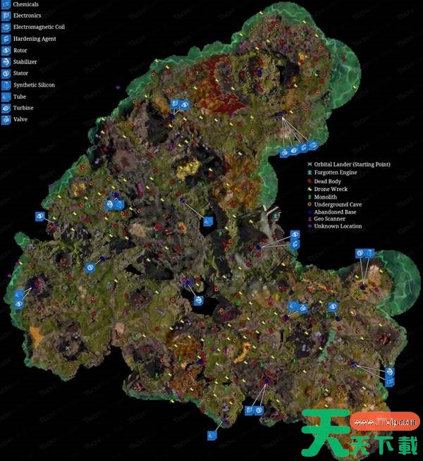星际裂变图纸在那里 星际裂变地图资源分布一览