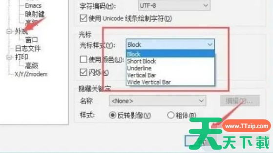 securecrt怎么修改光标样式-securecrt修改光标样式的方法