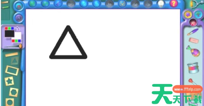 金山画王怎么绘制三角形？-金山画王绘制三角形的操作流程