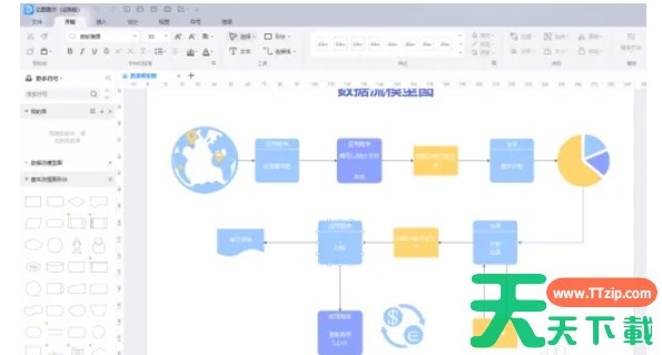 亿图图示专家怎么绘制“数据模型图”-亿图图示专家绘制“数据模型图”的方法
