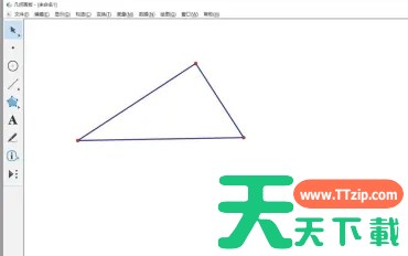 几何画板如何绘制直角三角形-几何画板绘制直角三角形的方法