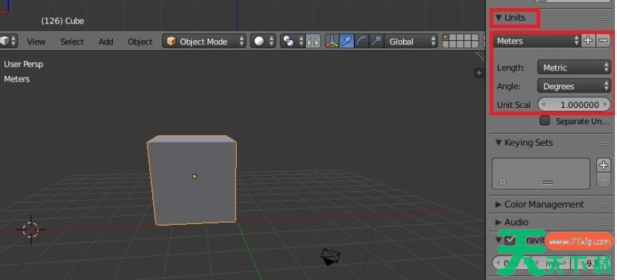 blender怎么设置单位？-blender设置单位的操作流程？