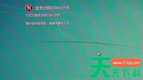Win7旗舰版登录进程初始化失败如何解决？