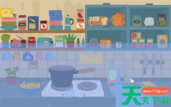 小小厨师闲意巧炊尚恩储物柜打开方法