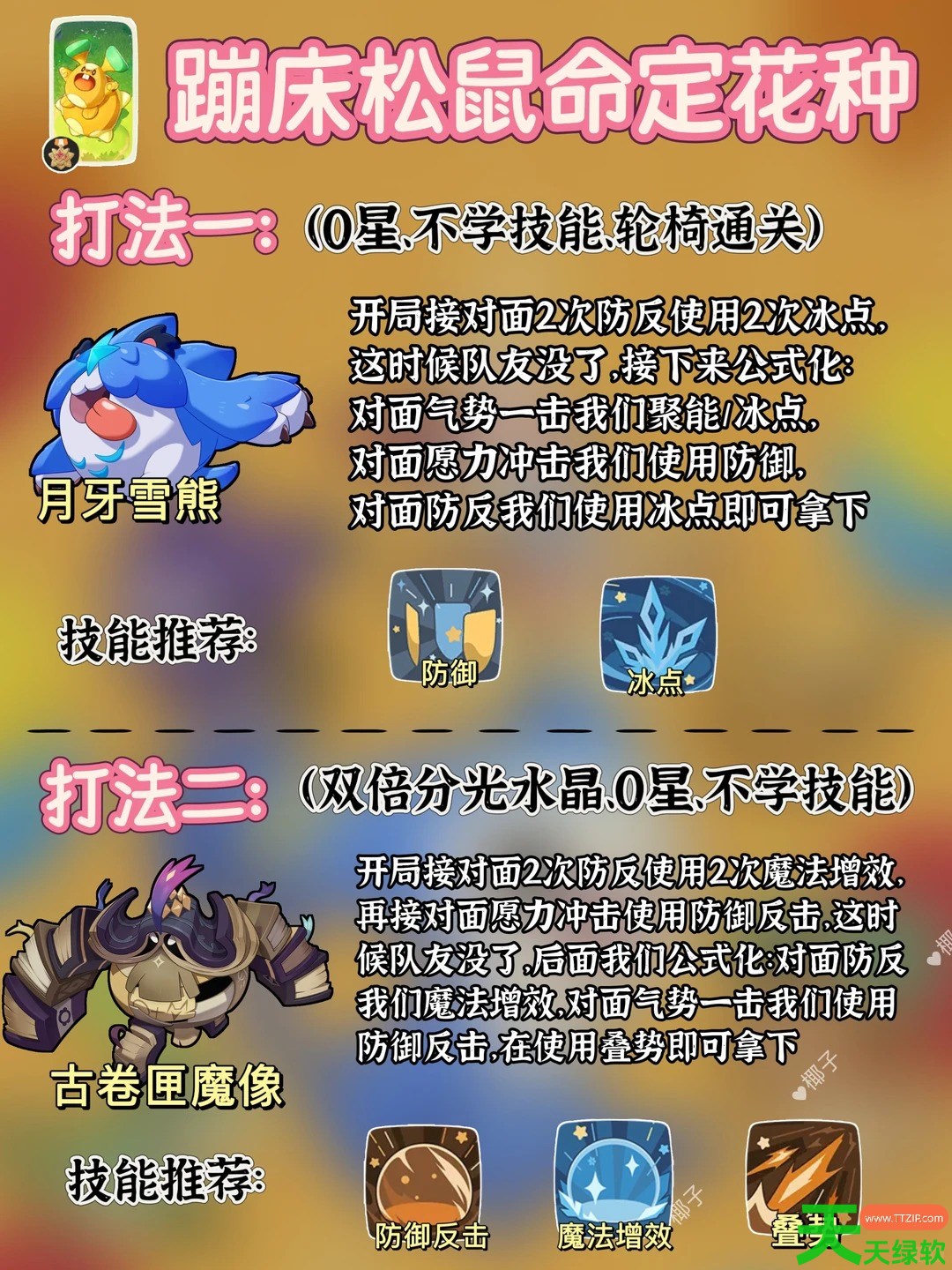 洛克王国世界命定花种第八期怎么打 命定花种卡瓦重圆号鱼里拉鳐蹦床松鼠打法攻略 洛克王国世界命定花种第八期怎么打 命定花种卡瓦重圆号鱼里拉鳐蹦床松鼠打法攻略