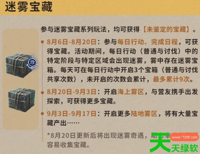明日之后迷雾宝藏海域玩法详解 明日之后迷雾宝藏海域玩法一览, 明日之后迷雾宝藏海域玩法详解