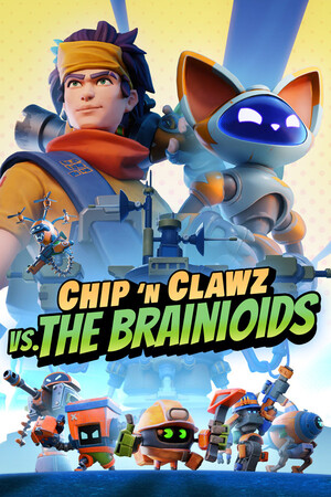 [动作游戏ACT]脑怪来袭！脑晶保卫战 Chip n Clawz vs. The Brainioids 免安装绿色中文版 v1.0.2450