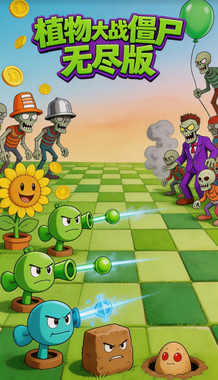 [休闲益智PUZ]植物大战僵尸无尽版 Plants vs. Zombies: Endless Edition 免安装中文版